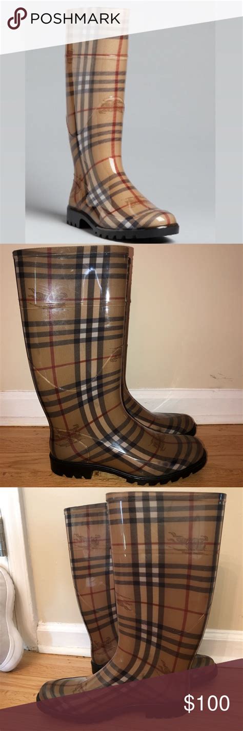 green burberry rain boots|authentic Burberry rain boots.